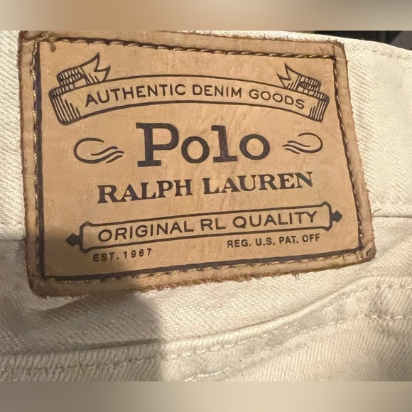 Polo Ralph Lauren classic fit size 38 x 30 Ethan Stretch Pumice  jeans / pants - Picture 2 of 9